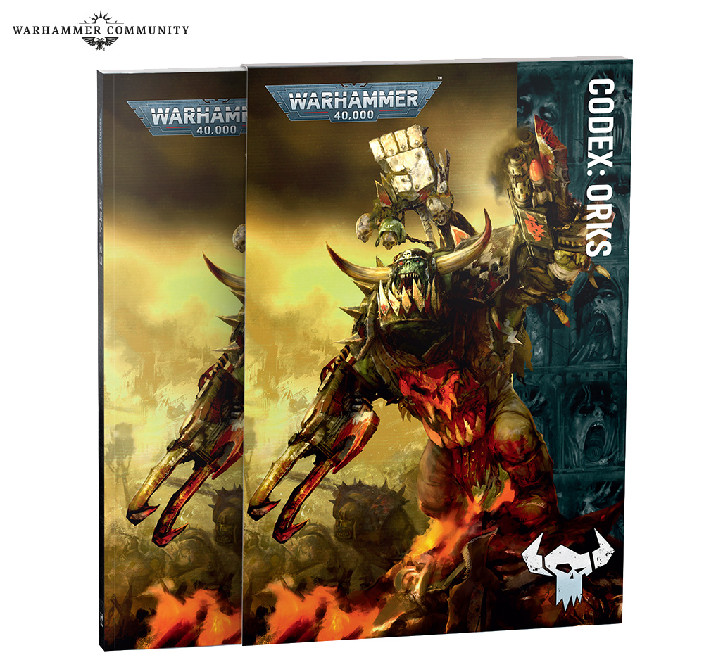 The 11th edition Codex: Orks sliding out of its slipcase