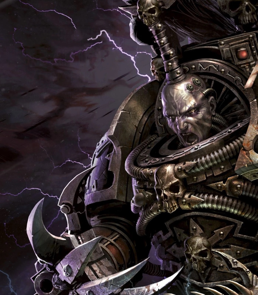 Abaddon the Despoiler with the Talon of Horus and Drach'nyen