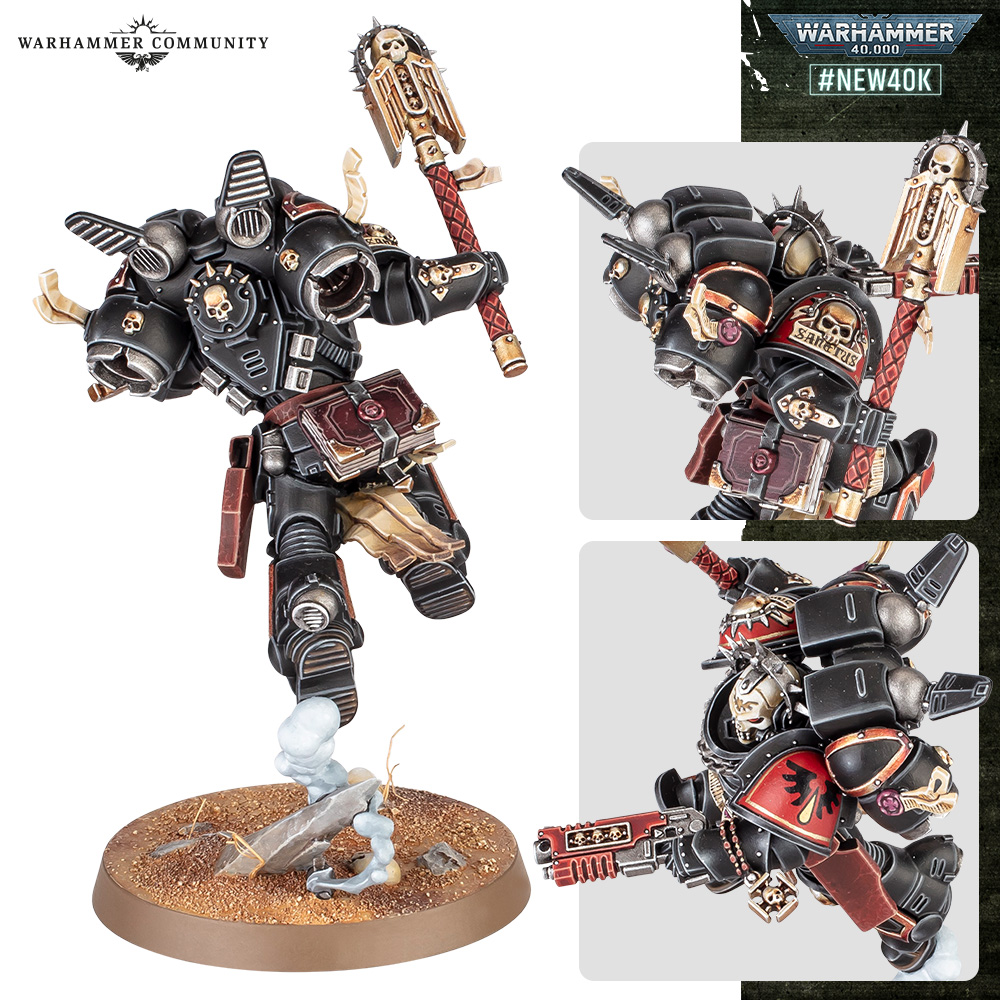 New Chaplain with Jump Pack model for Warhammer 40K 11th Edition Armageddon