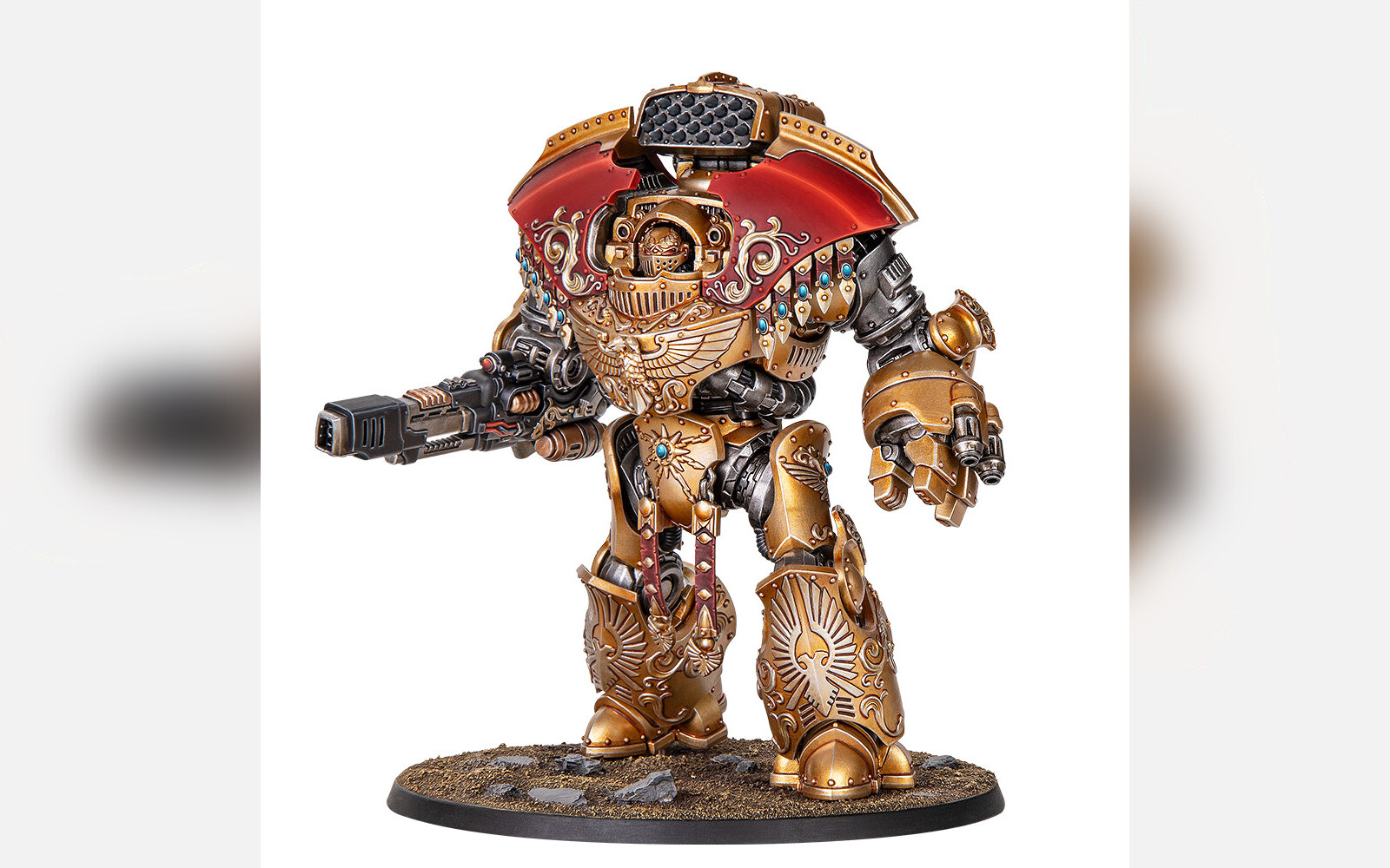 The Custodes Dreadnought: Maybe Four Warriors in Ten Thousand Years Have Earned This Tomb