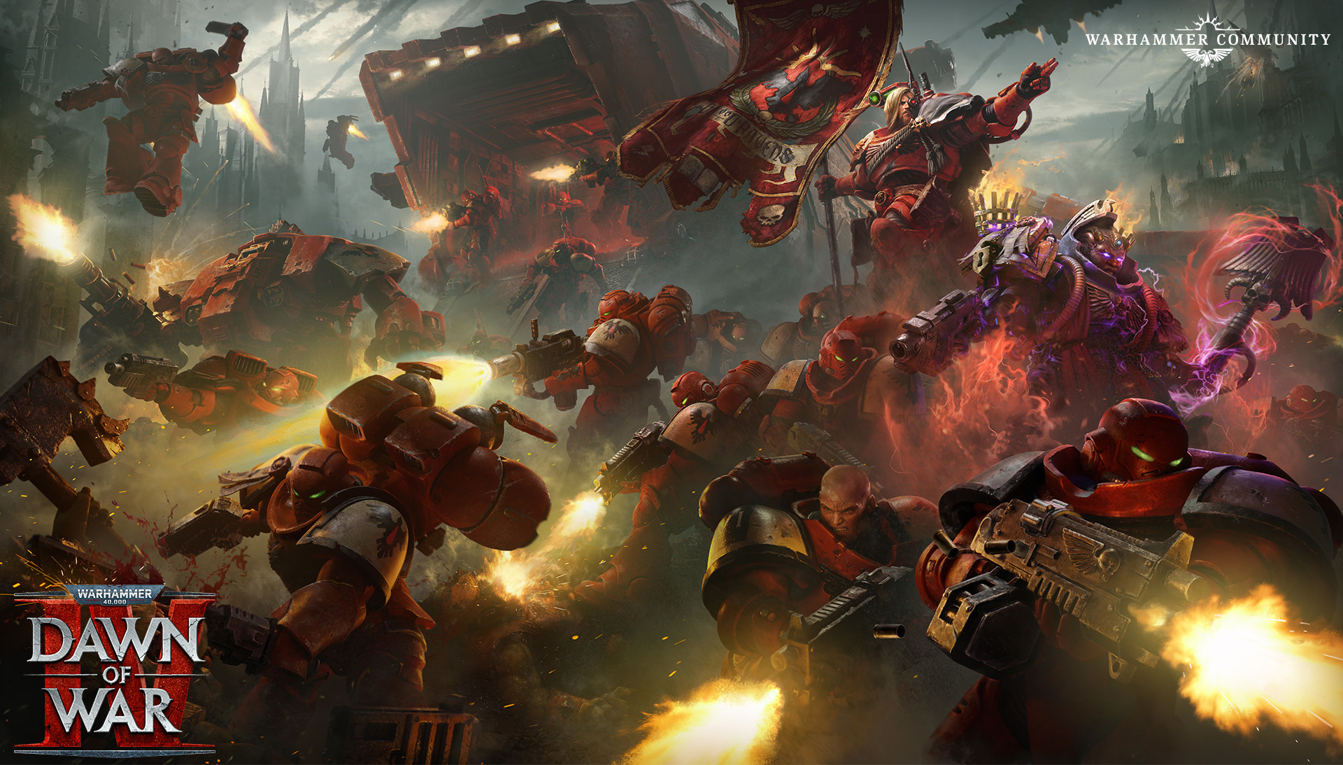 Dawn of War IV Sends Lion El'Jonson to Save the Blood Ravens. They Once Named a Plasma Gun After Caliban's Destruction.