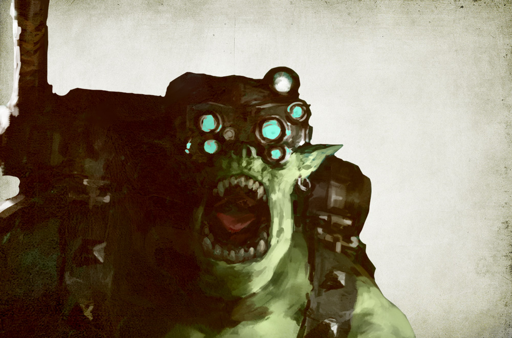 Orkimedes, the mysterious Big Mek whose Ork technological breakthroughs have defied all Imperial assessment