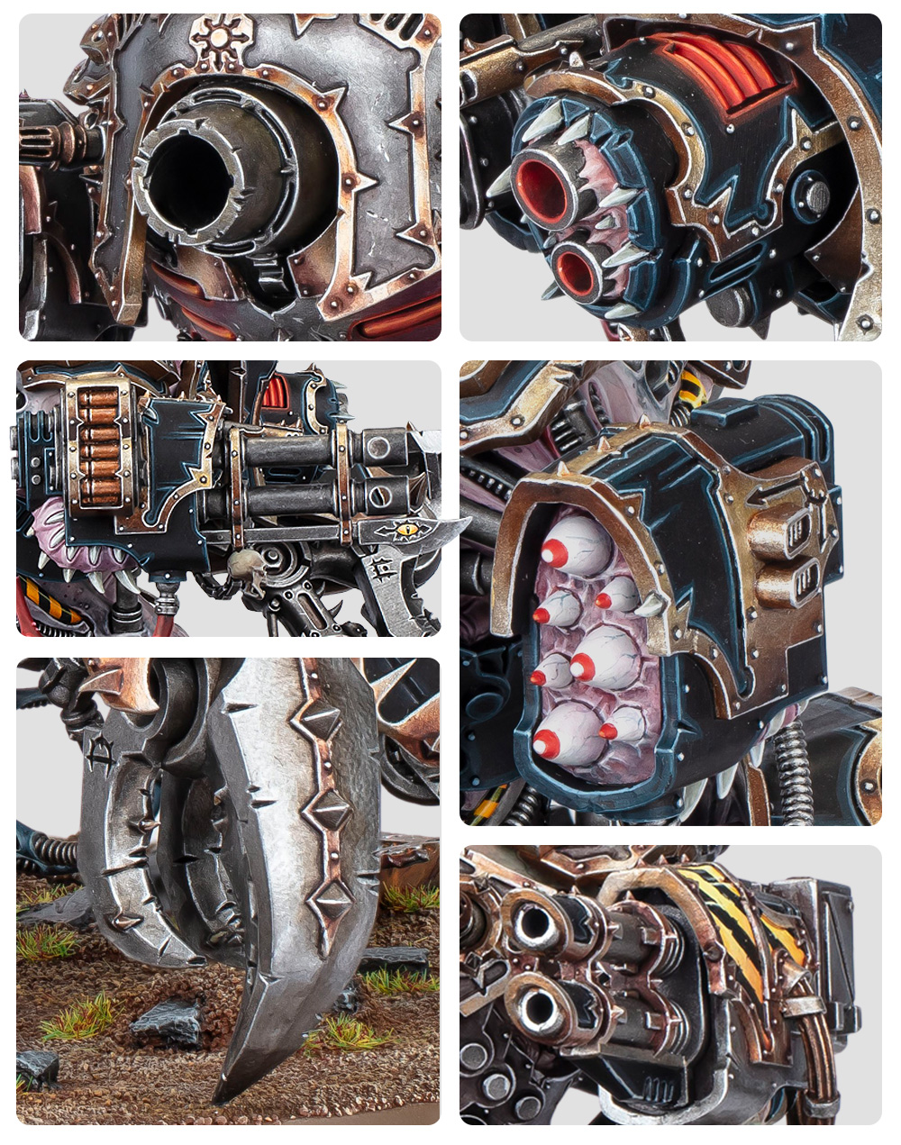 Weapon options from the new Defiler kit sprues