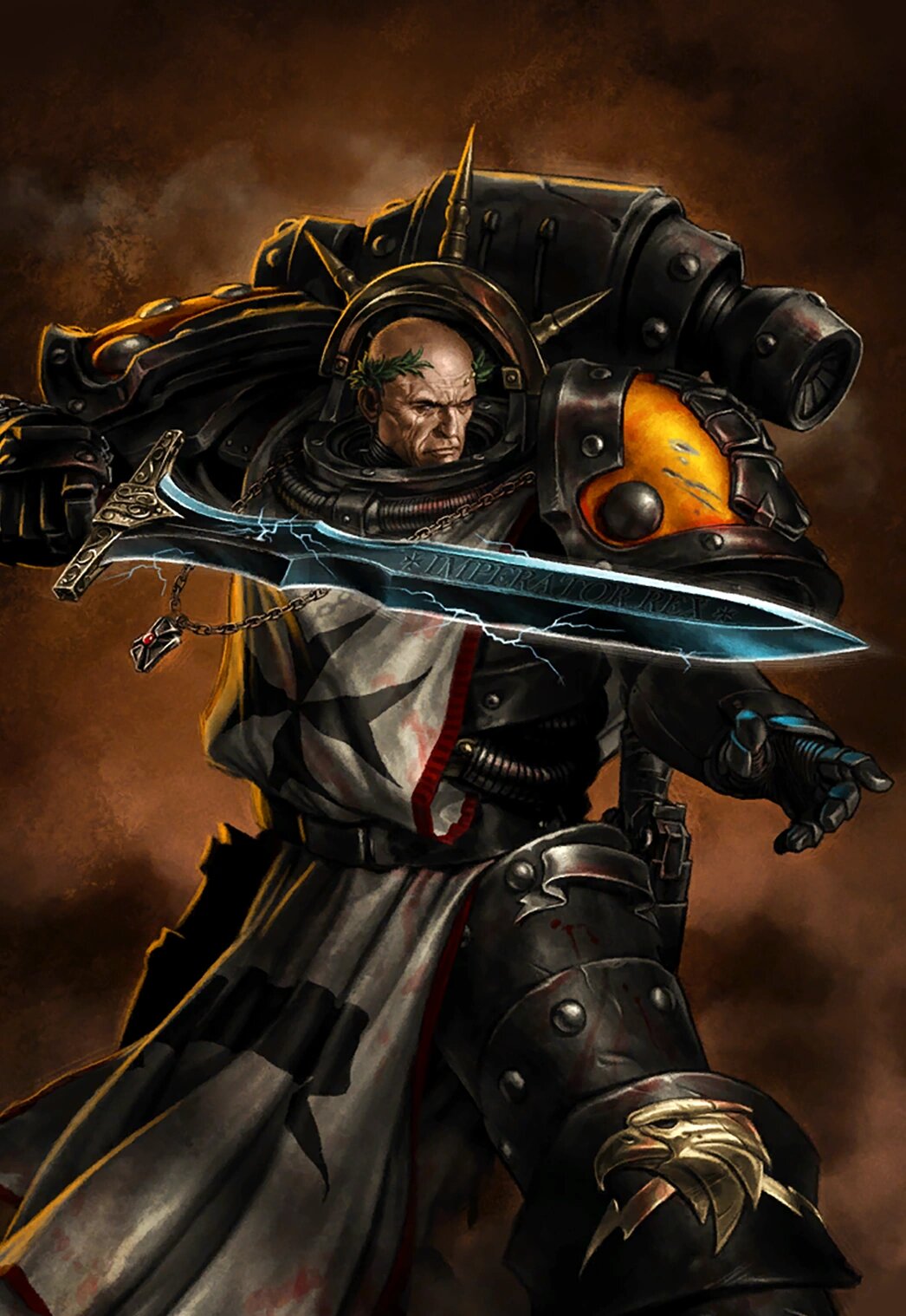 Sigismund as the first Emperor's Champion, bearing the sword Imperator Rex