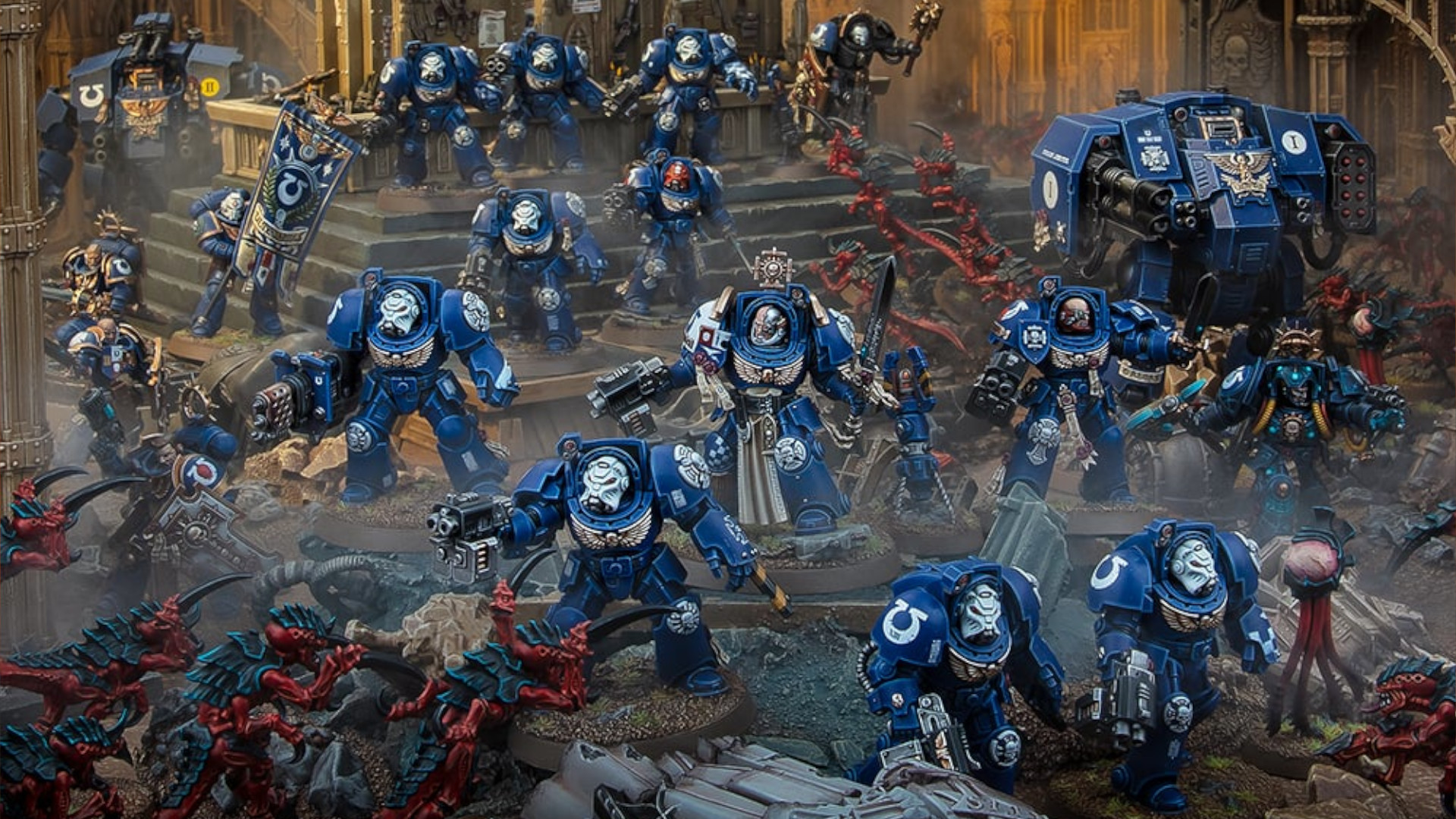 Ultramarines against Tyranids